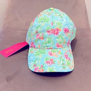 Lilly Pulitzer brand new NWT sold out disney Mickey Mouse baseball hat cap